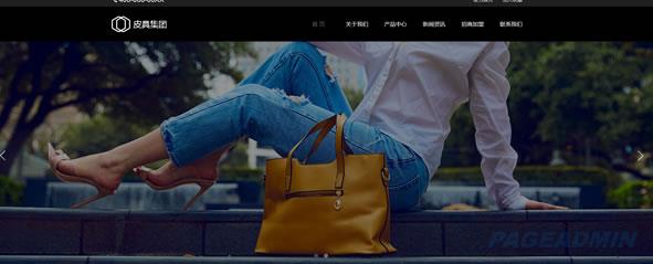 皮具公司网站模板 T9945.jpg