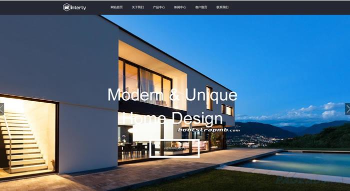 建筑设计网站模板T2613.jpg 建筑设计网站模板T2613.jpg